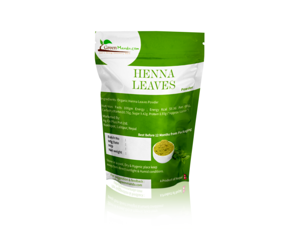 henna leaves powder