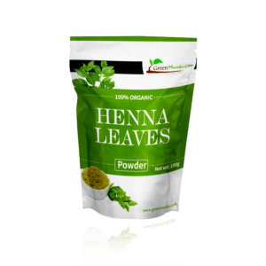 henna leaves powder