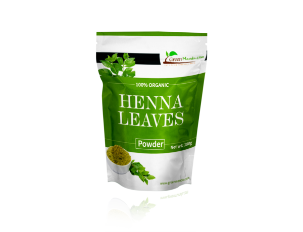 henna leaves powder